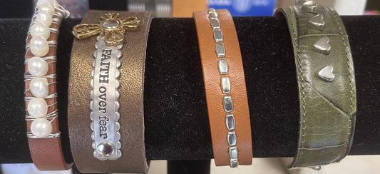 Bailey's Leather Bracelets
