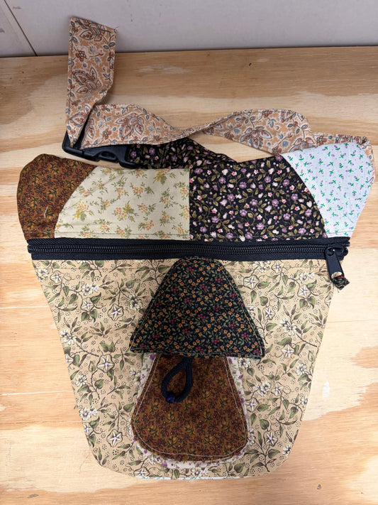 Tour Daze Shroomalicious Patchwork Hip Satchel