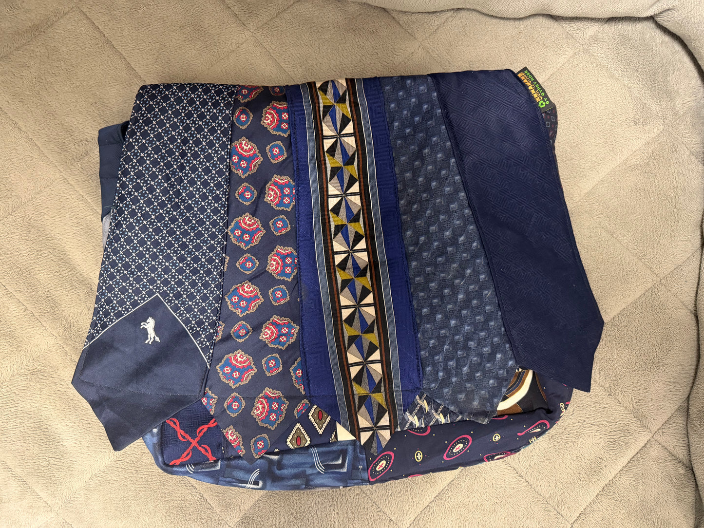 Recycled Men's Ties DJ Bag