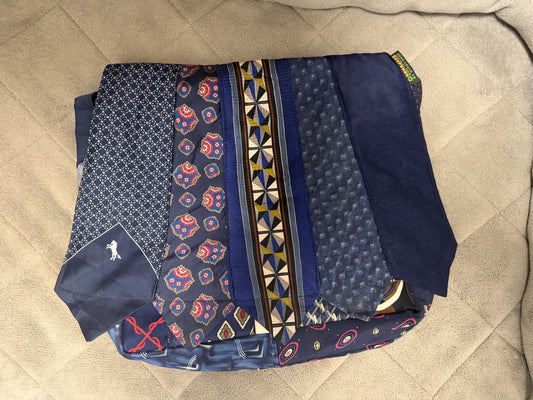 Recycled Men's Ties DJ Bag