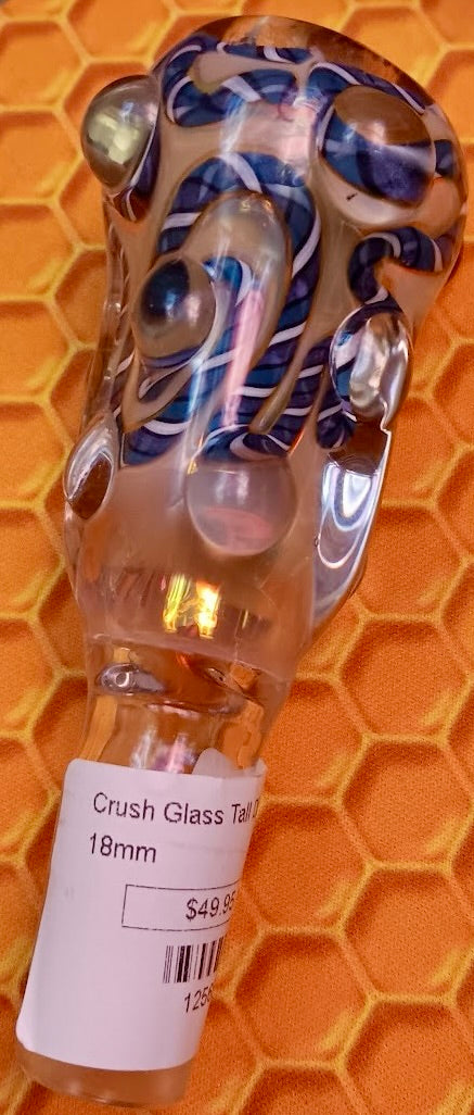 Crush Glass Tall Cane Work Slide