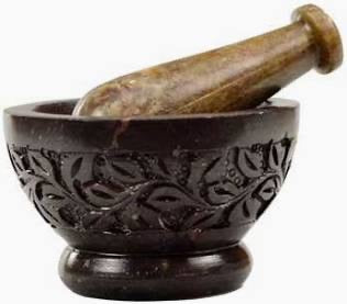 Flower Mortar & Pestle
