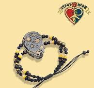 Stealie the Night Away GD Hand Carved Bone Bracelet