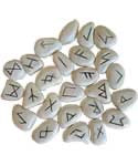 White Resin Rune Set
