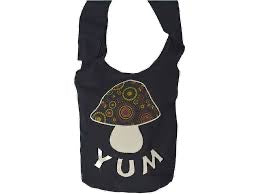 Yum Shroom Cotton Peddler Bag