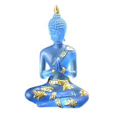 4 1/2" Buddha Blue/Gold