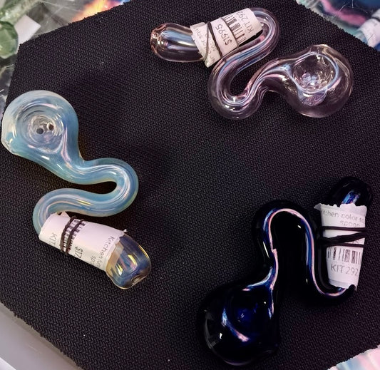 Kitchen Glass Squiggle Spoon