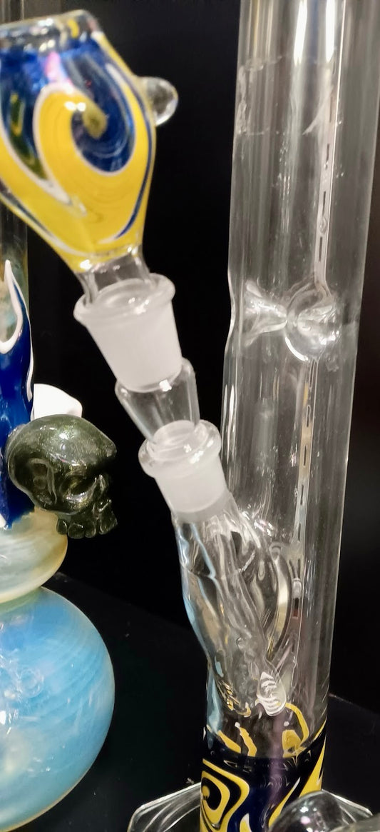Blue & Gold Water Pipe