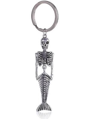 Mermaid Skeleton Keychain