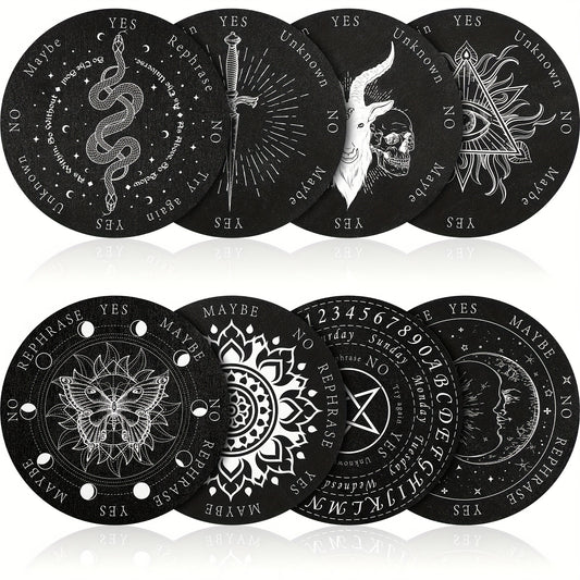 8pcs Retro Wooden Pendulum Board Set