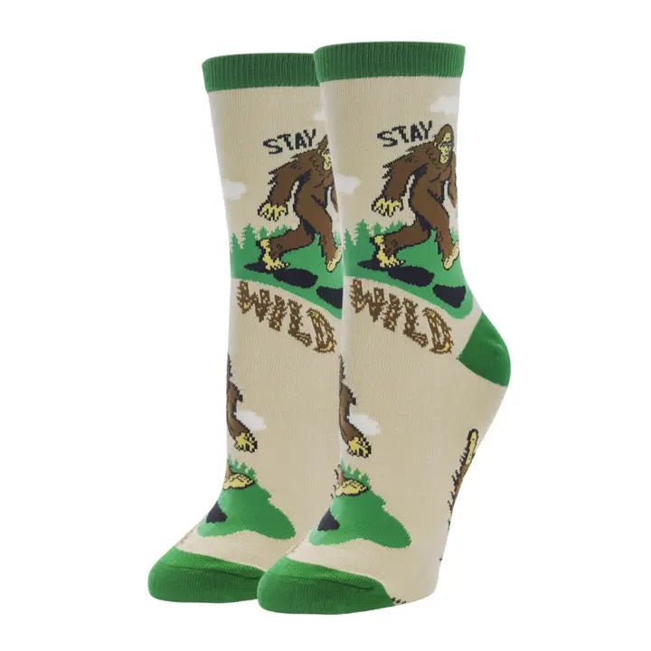 Bigfoot in the Wilderness Socks