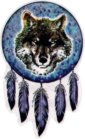 Wolf Dreamcatcher Sticker