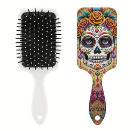 Sugar Skull Hair Brush