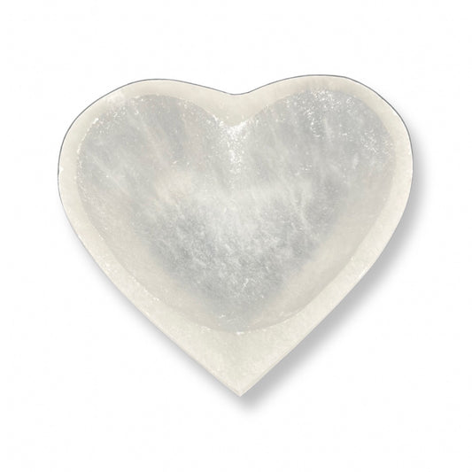 Selenite Heart Cleansing Bowl