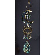 Evil Eye Crescent Sun Catcher