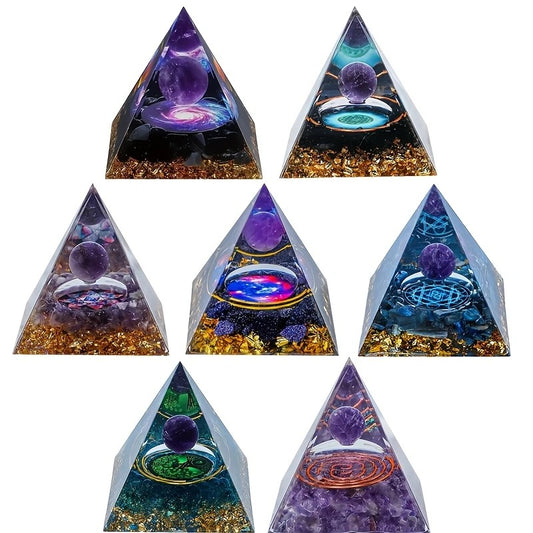 Chakra Crystal Pyramids