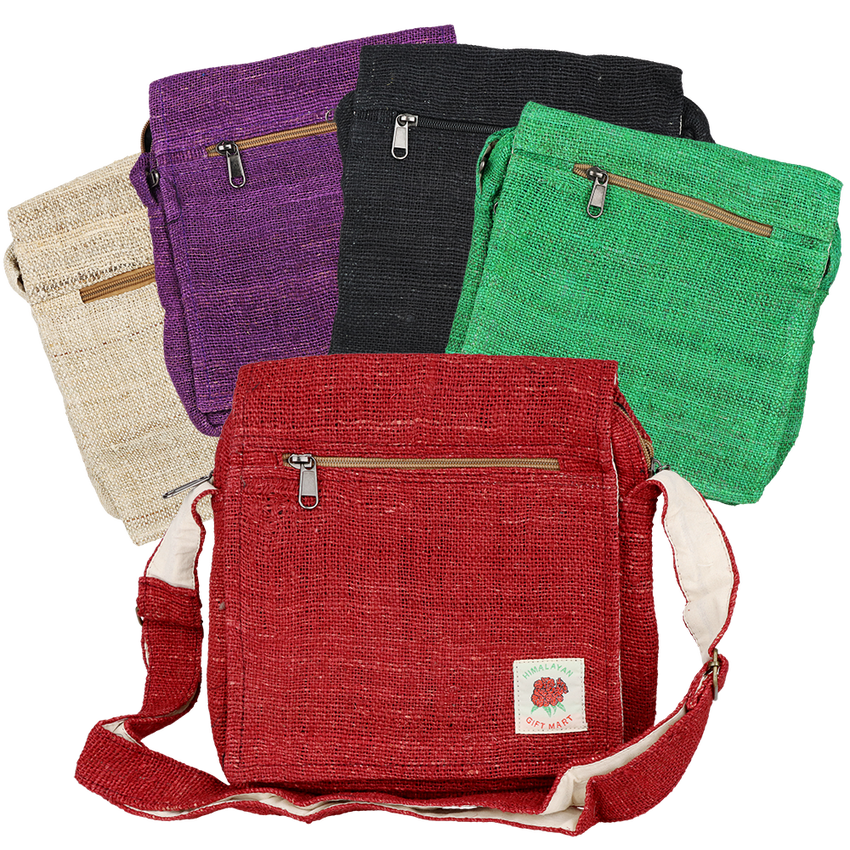 Himalayan Hemp Messenger Shoulder Bag