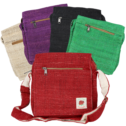 Himalayan Hemp Messenger Shoulder Bag