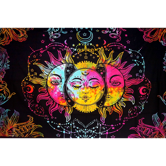 Trippy Sheetz Celestial Awakening Tapestry